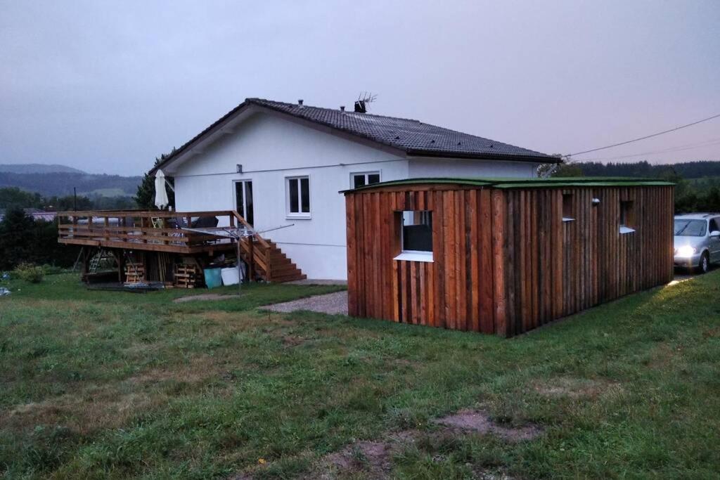 فيلا Neuvillers-sur-Faveفي Studio De Jardin Cosy Avec Vue Panoramique المظهر الخارجي الصورة